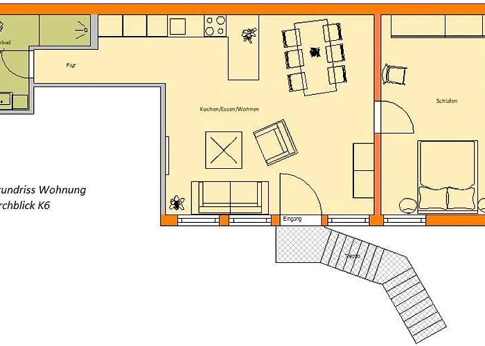 Daire Domizil K6 Kirchblick Merdingen
